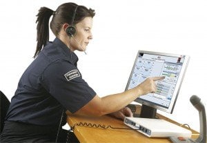 Dispatcher using touchscreen with Omnitronics software Dispatcher using touchscreen with Omnitronics software