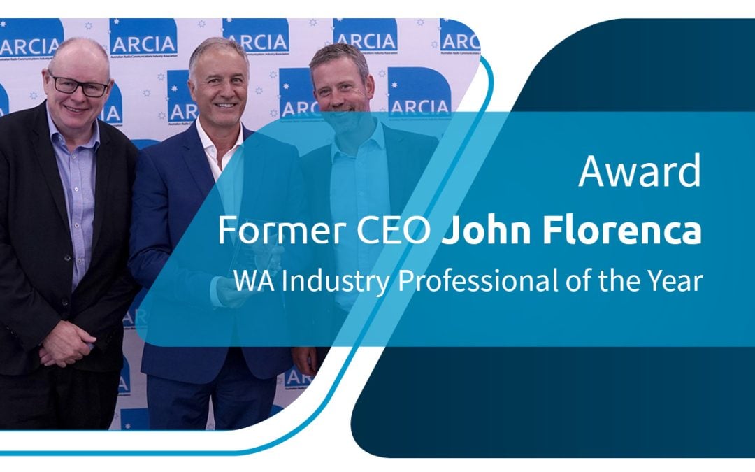 Früher Omnitronics CEO John Florenca erhält renommierte Auszeichnung „WA Industry Professional of the Year“