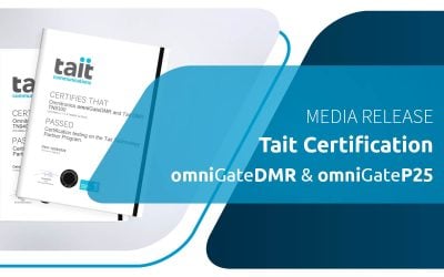 MEDIA RELEASE | Omnitronics omniGate RoIP Gateways Complete Tait Interoperability Certification